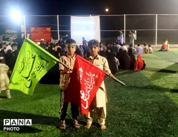 مراسم سوگواری رهبر شهید امام قائد در روستای زیارت پیرکرکان قلعه‌گنج 