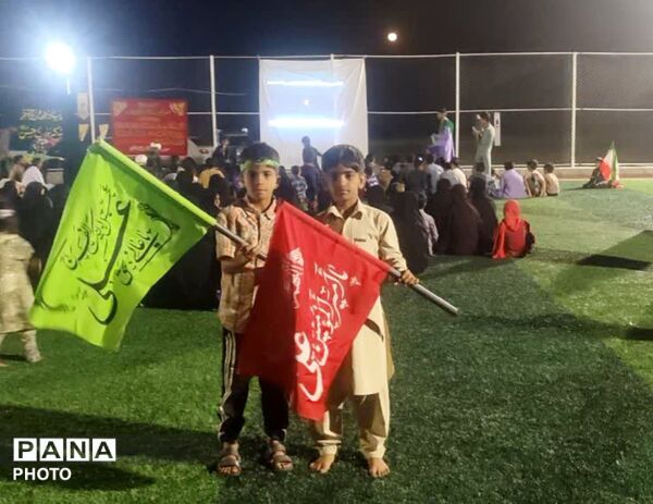 مراسم سوگواری رهبر شهید امام قائد در روستای زیارت پیرکرکان قلعه‌گنج 