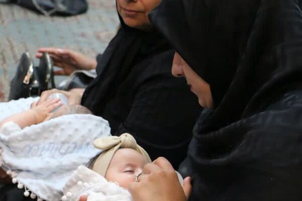 مراسم شیرخوارگان حسینی در منطقه پردیس 