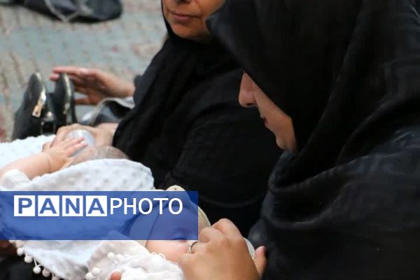 مراسم شیرخوارگان حسینی در منطقه پردیس 