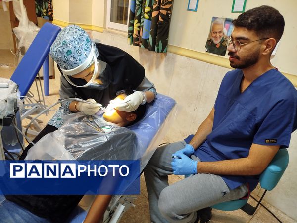 استقرار پزشکان جهادی در شهرستان بندر لنگه 