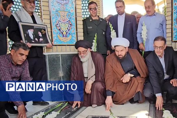 مراسم سالروز شهادت شهید بهشتی و ۷۲ یار انقلاب و چهلمین روز از شهادت رییس‌جمهور و شهدای خدمت در ورامین