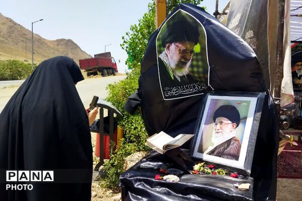 خداحافظ ای خادمِ دین و ملت؛ موکب «دلدادگان رهبر شهید» در فیروزکوه 