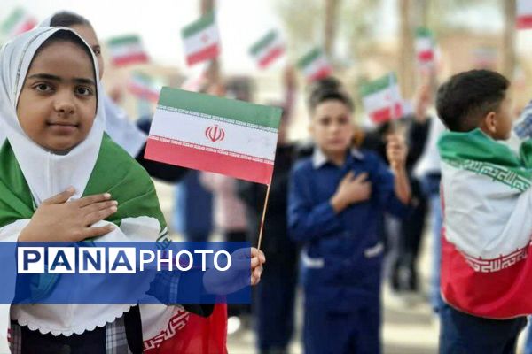 دهه فجر در دبستان‌های باران قشلاق معین‌آباد و شهدای قلعه‌سین پیشوا؛ کودکان روایتگر امید و همبستگی ملی