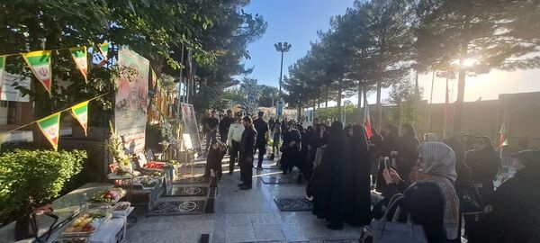 چهلم شهید امنیت هادی میر آبادی در بهشت فضل نیشابور 