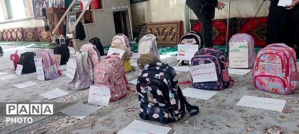 سنگر مسجد به یاد دانش‌آموزان میناب