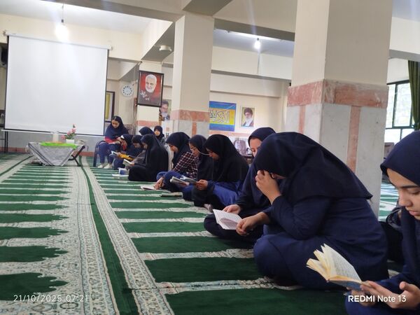 هیئت هفتگی در دبیرستان محمود اژدر افشار طرقبه