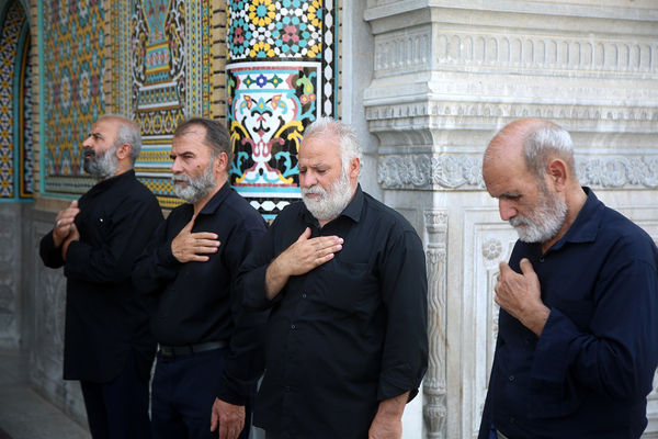 عزاداری سالروز شهادت امام حسن مجتبی(ع) در حرم حضرت معصومه(س)