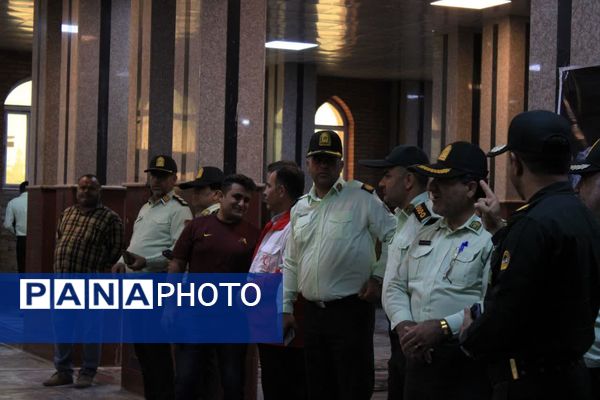 آیین غبارروبی و عطرافشانی گلزار شهدا در گچساران 