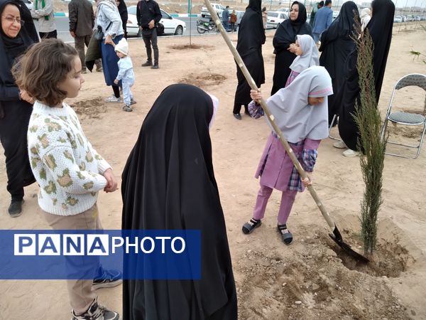 پویش مردمی درخت یادگار در یزد 