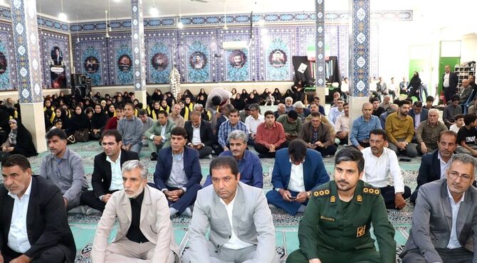 مراسم بزرگداشت روز معلم در باشت برگزار شد