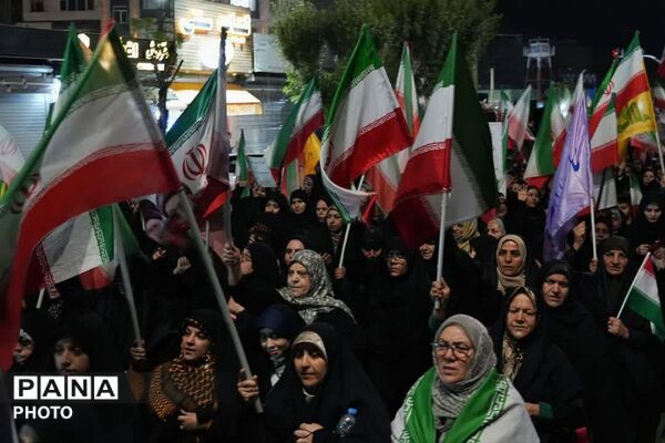 پیشتازان امدادگر، در تجمعات شبانه باقرشهر
