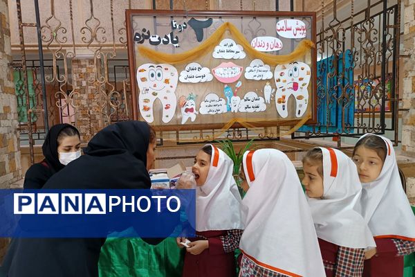 اجرای طرح وارنیش فلوراید برای دانش‌آموزان آموزشگاه باهنر۱ ملارد