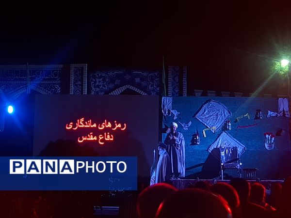 مراسم مهمانی شهدا در گلزار شهدای بهشت فضل نیشابور 