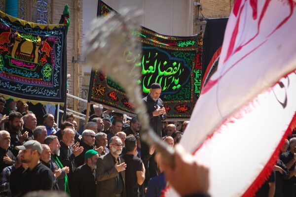 عزاداری رحلت پیامبر(ص) و شهادت امام حسن(ع) در صحن آستان مقدس سلطانعلی(ع) مشهداردهال کاشان