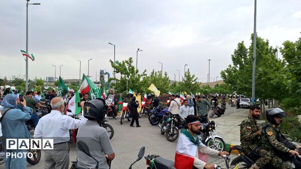  رژه موتوری عید غدیر با شکوه برگزار شد