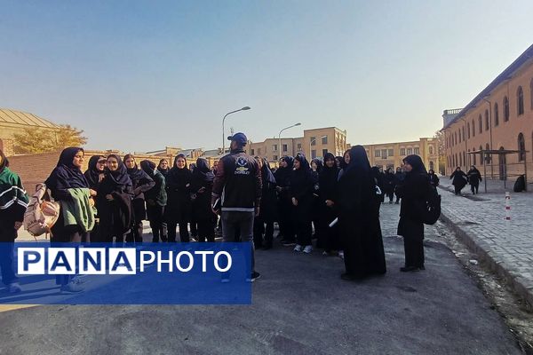 اردوی یک روزه دانش‌آموزان ناحیه دو شهرری در شهرک سینمایی غزالی