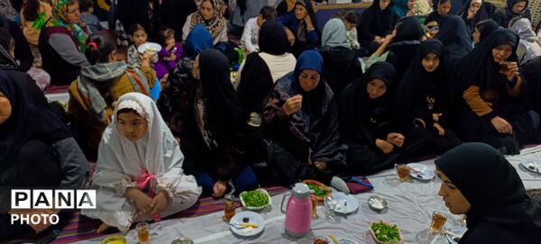  ضیافت افطاری در مسجد چهارده معصوم الغدیر