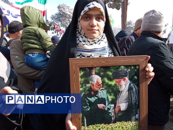 برگزاری راهپیمایی ۲۲ بهمن ماه در شهرستان نیشابور 