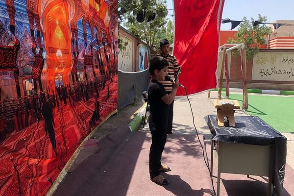 برگزاری مراسم عزاداری دهه آخر ماه صفر به همت هیئت دانش آموزی مدرسه رودکی