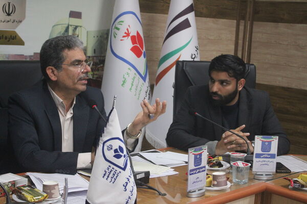 نشست خبری معاون پرورشی و فرهنگی آموزش و پرورش استان بوشهر 
