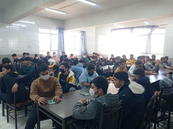 مراسم سوگواری به مناسبت دهه فاطمیه در مدرسه  علامه طبابایی سرهنگ