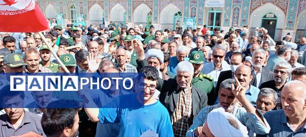 راهپیمایی جمعه خشم در کاشمر 