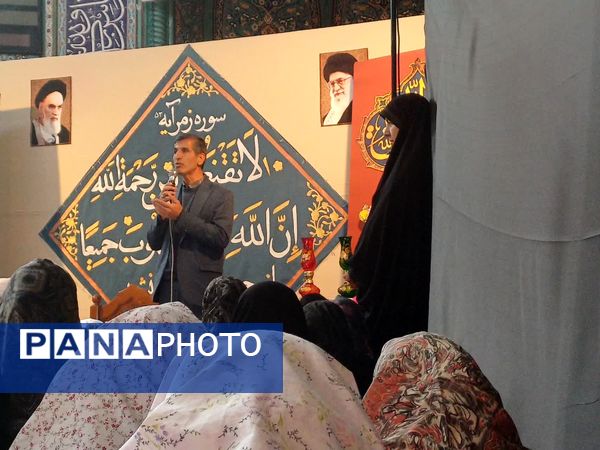 اعتکاف دانش‌آموزی مسجد موسی بن جعفر شهر دولت آباد ویژه دختران