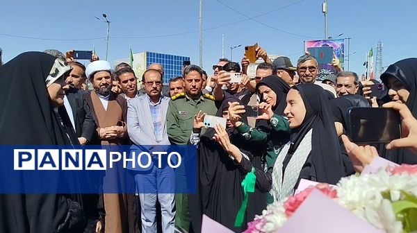 سفر سحر امامی، بانوی شجاع رسانه به فاروج