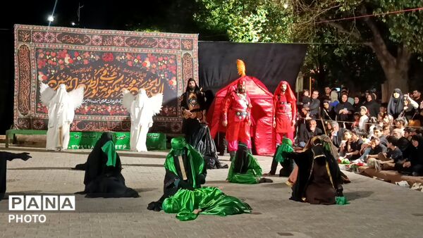 مراسم شبیه خوانی در میدان باغشمال تبریز