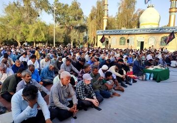 مراسم باشکوه دعای عرفه در رودان