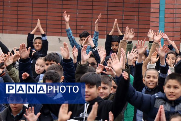 آیین افتتاحیه مدرسه امام حسن(ع) منطقه کهریزک 