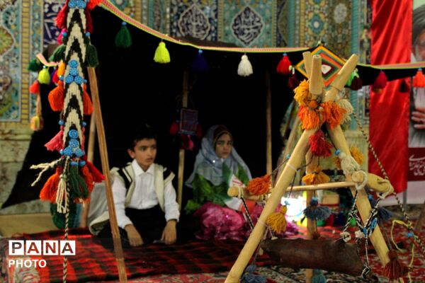 ‌حضور قوم بختیاری در تشییع شهید سجاد نادری