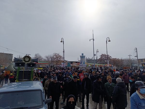 راهپیمایی ۲۲ بهمن در آشخانه