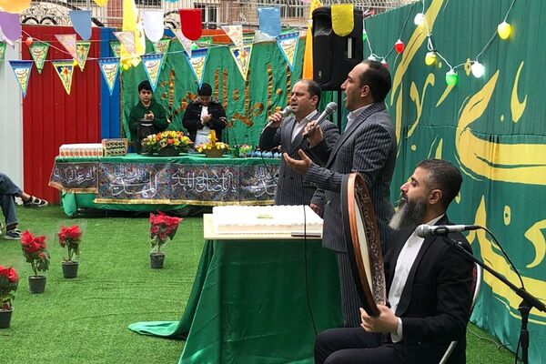 حضور پر شور دانش آموزان ناحیه دو شهرری در جشن نیمه شعبان و ایرانمون