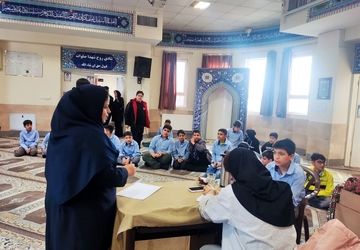 معاینات پزشکی دانش‌آموزان مدرسه انصارالمهدی قرچک