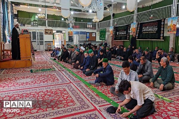 اقامه نماز عبادی سیاسی جمعه در نخستین روز از ماه محرم، مسجد جامع شهر بار