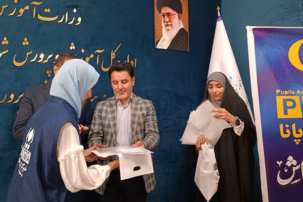 آیین تجلیل از دانش‌آموز خبرنگاران پانا در آموزش و پرورش شهرستان قدس