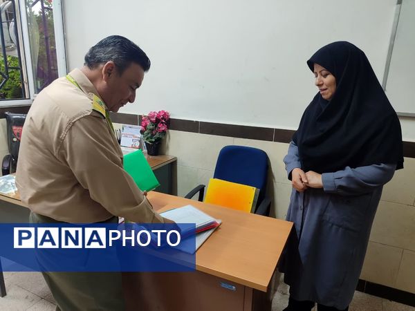 حضور ارزیابان کشوری سازمان دانش‌آموزی در مدارس قائمشهر