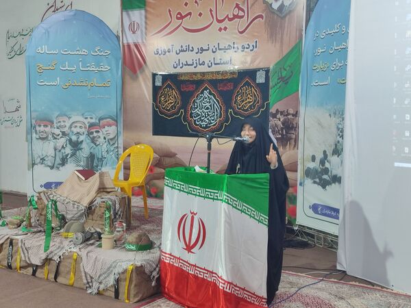 دومین روز از اردوی راهیان نور دانش‌آموزان قائمشهری