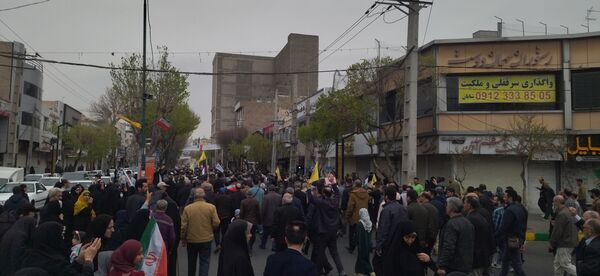 حضور پرشور مردم شهرستان فردیس در راهپیمایی روز قدس 