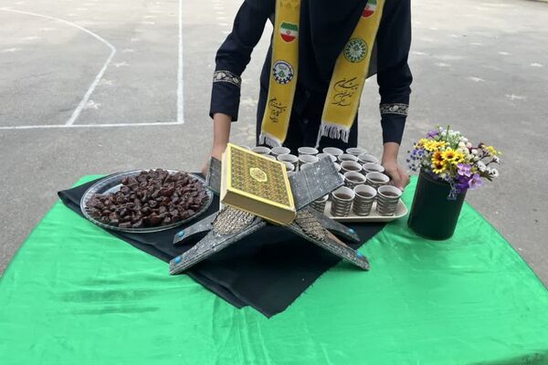 مراسم  ایام فاطمیه در آموزشگاه امام خامنه‌ای شاهد 16ناحیه 4 شیراز