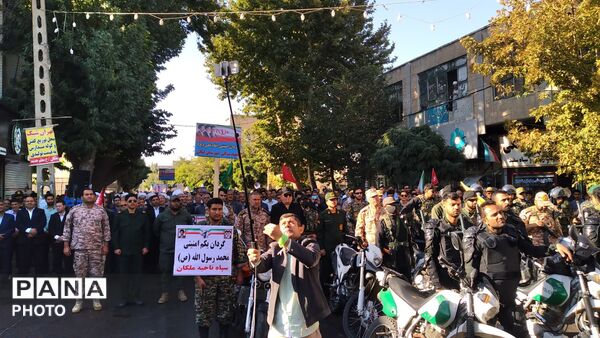 رزمایش چند هزارنفری «جانفدایان» در ملکان و لیلان