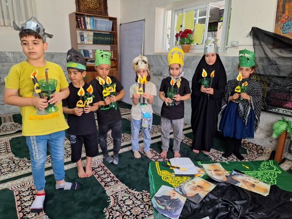 مراسم عزاداری کودکان دارالقران امام علی(ع)