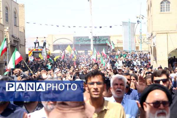 فریاد خشم مردم دارالعباده یزد 