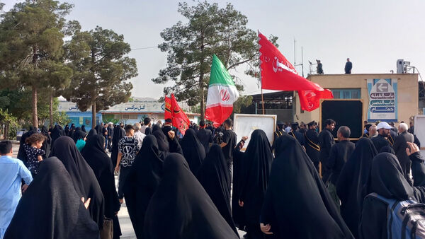 خاکسپاری شهید «اسماعیل شاکری» در مسجد جمکران
