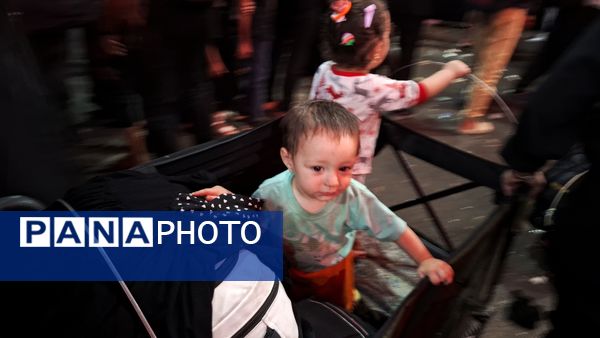 جلوه‌هایی از حضور کودکان در مسیر مشایه نجف تا کربلا