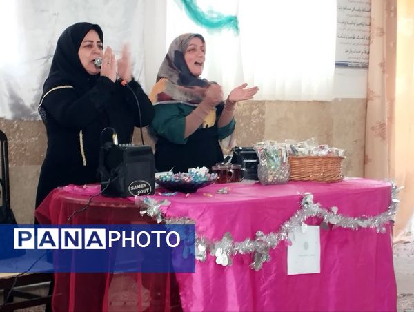 جشن مولودی خوانی ولادت آقا صاحب الزمان‌ عج درمدرسه‌تکتم‌خلیل آباد