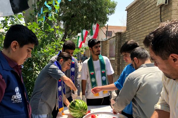 برپایی موکب عید غدیر به همت بسیج فرهنگیان و دانش آموزی ناحیه دو شهرری 