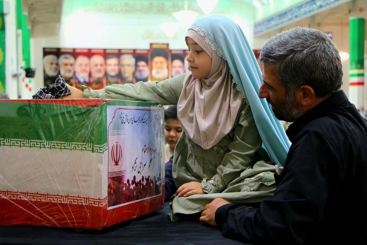 وداع با پیکر شهیده «سراجی نژاد» پس از 70 روز مفقودیت